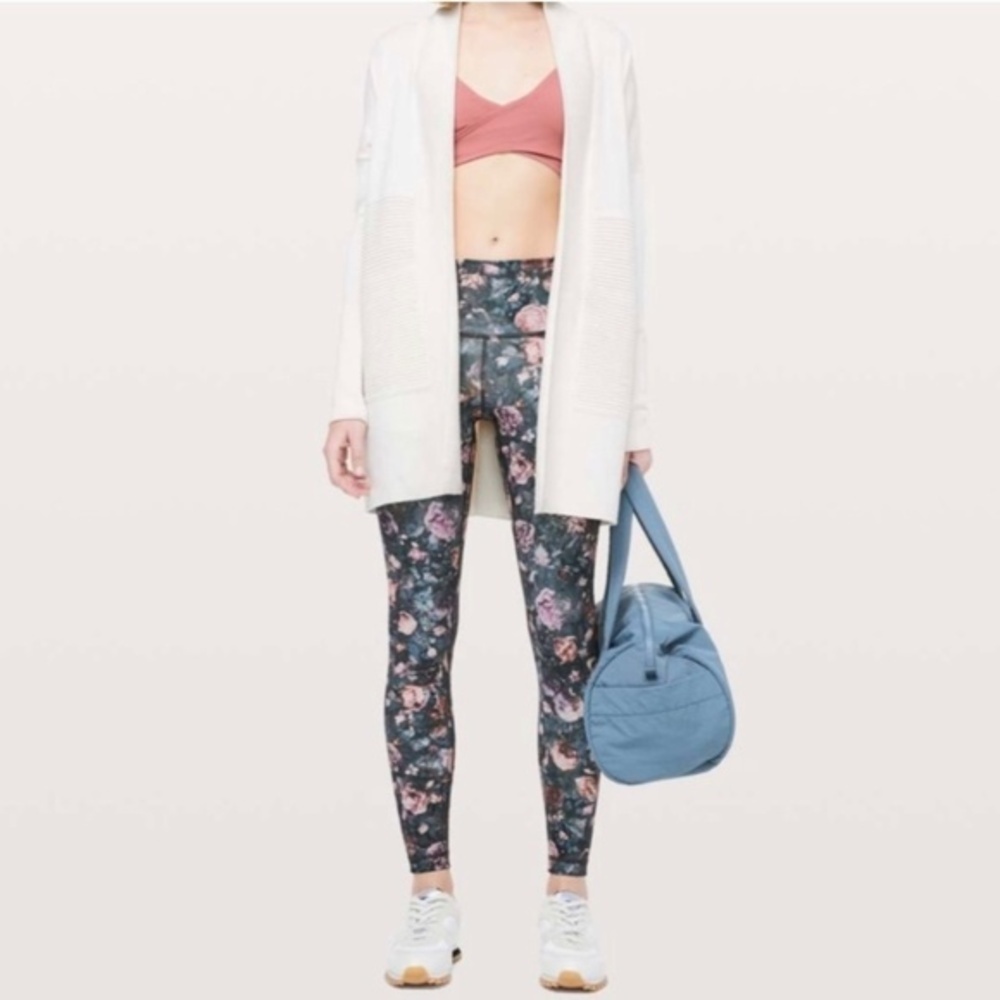 lululemon floral wunder under high rise tight 28" luxtreme - Picture 2 of 8